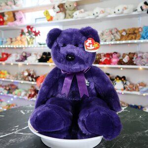 TY Beanie Buddy - Princess Diana Bear | ​MWMT New Mint Tags | Retired | Rare